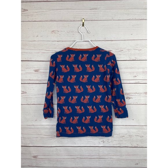 KicKee Pants Fox Pajama Top 4T - Picture 4 of 4